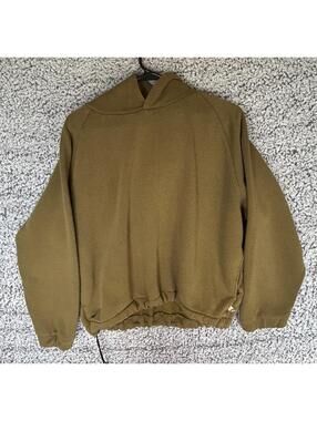 STANDARD CLOTH Free Throw Boxy Raglan Hoodie Sweatshirt Mens Medium Olive
